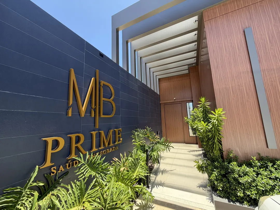 Fachada da MB Prime Saúde Integrada, na Jatiúca, em Maceió